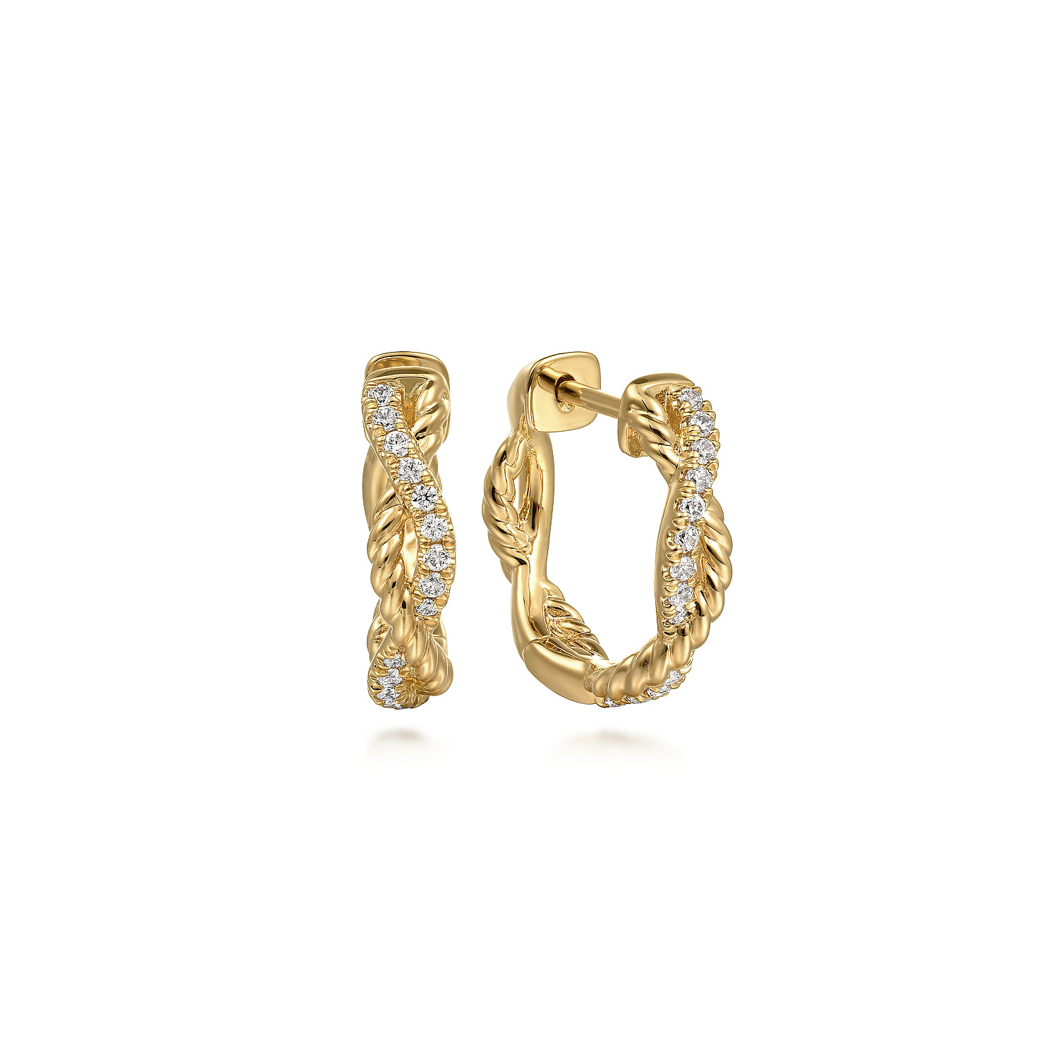 14K-Yellow-Gold-Diamond-And-Rope-15mm-Huggie-Earrings1