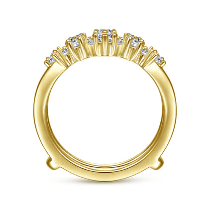 14K Yellow Gold Diamond Anniversary Band