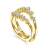 Enhancer Wedding Ring in 14k Yellow Gold with Round Natural Diamond at Gabriel & Co.