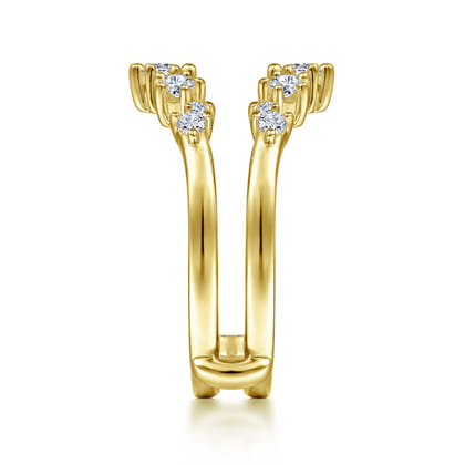 14K Yellow Gold Diamond Anniversary Band