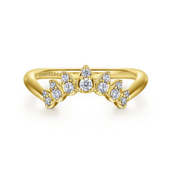 14K Yellow Gold Diamond Anniversary Band