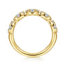 Fancy Wedding Ring in 14k Yellow Gold with Round Natural Diamond at Gabriel & Co.