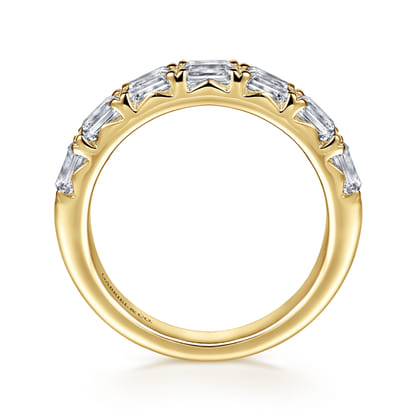 14K Yellow Gold Diamond Anniversary Band