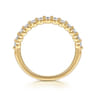 Straight Wedding Ring in 14k Yellow Gold with  Natural Diamond at Gabriel & Co.