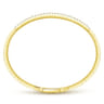 14K Yellow Gold Diamond Bangle - 0.5 ct
