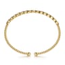 14K Yellow Gold Diamond Bangle - 0.36 ct