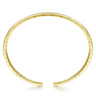 14K Yellow Gold Diamond Bangle - 0.68 ct