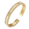 14K Yellow Gold Diamond Bangle - 63.35 ct