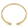 14K Yellow Gold Diamond Bangle - 63.35 ct