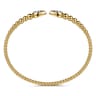 14K Yellow Gold Diamond Bangle - 0.25 ct
