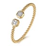 14K Yellow Gold Diamond Bangle - 0.78 ct