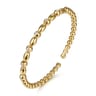 14K Yellow Gold Diamond Bangle - 0.18 ct