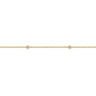 14K Yellow Gold Diamond Bezel Station Bracelet - 0.07 ct