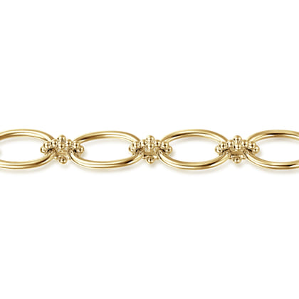 14K Yellow Gold Diamond Bracelet