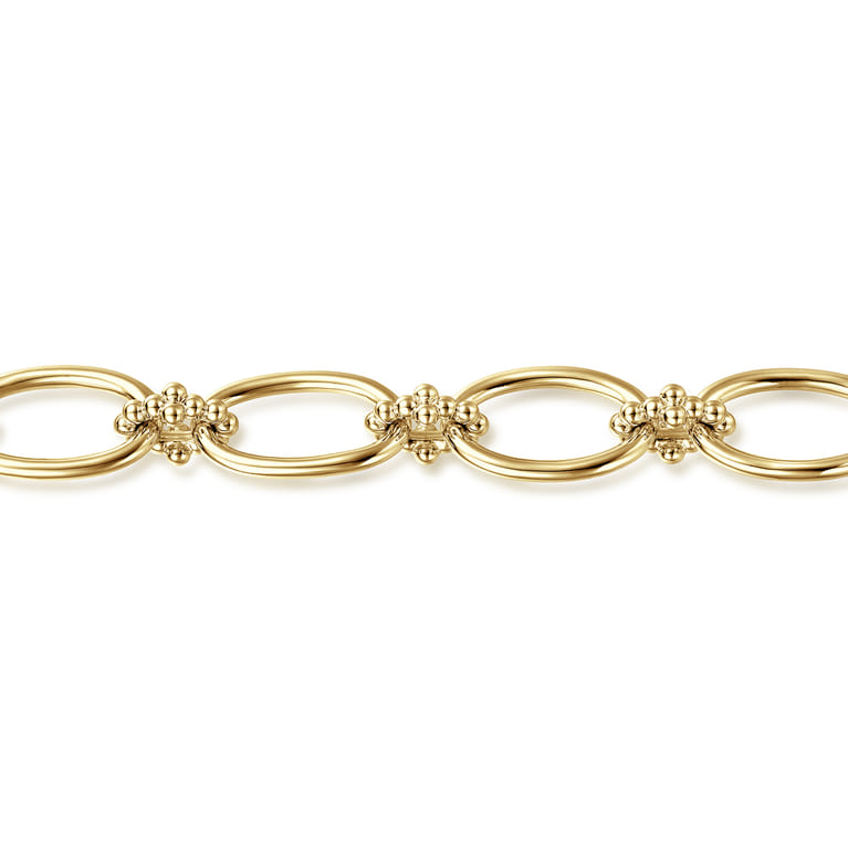 14K Yellow Gold Diamond Bracelet - Shot 2