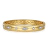 14K Yellow Gold Diamond Bujukan Bangle - 0.3 ct