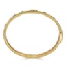 14K Yellow Gold Diamond Bujukan Bangle - 0.3 ct