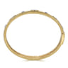 14K Yellow Gold Diamond Bujukan Bangle - 0.3 ct
