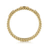 14K Yellow Gold Diamond Bujukan Marquis Shape Easy Stackable Ring - 0.03 ct