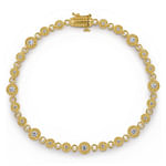 14K-Yellow-Gold-Diamond-Bujukan-Tennis-Bracelet1