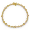 14K Yellow Gold Diamond Bujukan Tennis Bracelet - 0.5 ct