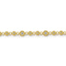 14K Yellow Gold Diamond Bujukan Tennis Bracelet - 0.5 ct