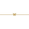 14K Yellow Gold Diamond Butterfly Bracelet - 0.05 ct
