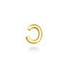 14K Yellow Gold Diamond C Initial Locket Charm - 0.05 ct