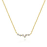 14K Yellow Gold Diamond Constellation Necklace - 0.09 ct