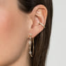 14K Yellow Gold Diamond Cuff Earring - 0.2 ct