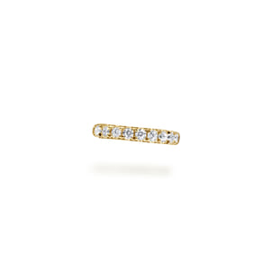 14K Yellow Gold Diamond Cuff Earring