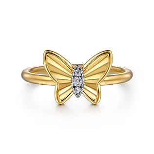 14K-Yellow-Gold-Diamond-Diamond-Cut-Butterfly-Ring1