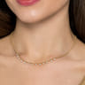 14K Yellow Gold Diamond Drop Necklace - 0.5 ct