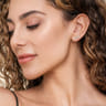 14K Yellow Gold Diamond Ear Climber Earrings - 0.75 ct