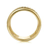 14K Yellow Gold Diamond Easy Stackable Ring 0.3ct - 0.3 ct