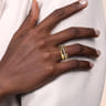 14K Yellow Gold Diamond Easy Stackable Ring 0.3ct - 0.3 ct