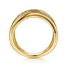 14K Yellow Gold Diamond Easy Stackable Ring - 0.17 ct
