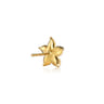 14K Yellow Gold Diamond Floral Stud Earrings - 0.3 ct