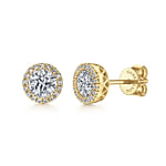 14K-Yellow-Gold-Diamond-Halo-Stud-Earrings1