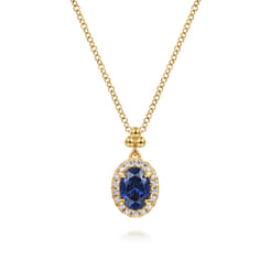 14K-Yellow-Gold-Diamond-Halo-and-Oval-Blue-Sapphire-Pendant-Necklace1