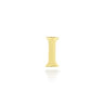 14K Yellow Gold Diamond I Initial Locket Charm - 0.02 ct