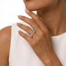 14K Yellow Gold Diamond Illusion Marquise Open Ring - 0.19 ct