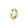 14K Yellow Gold Diamond Intricate Hoop Earrings - 0.32 ct