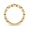 14K Yellow Gold Diamond Ladies Ring - 0.52 ct