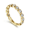 14K Yellow Gold Diamond Ladies Ring - 0.52 ct