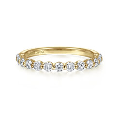 14K Yellow Gold Diamond Ladies Ring