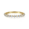 14K Yellow Gold Diamond Ladies Ring - 0.52 ct