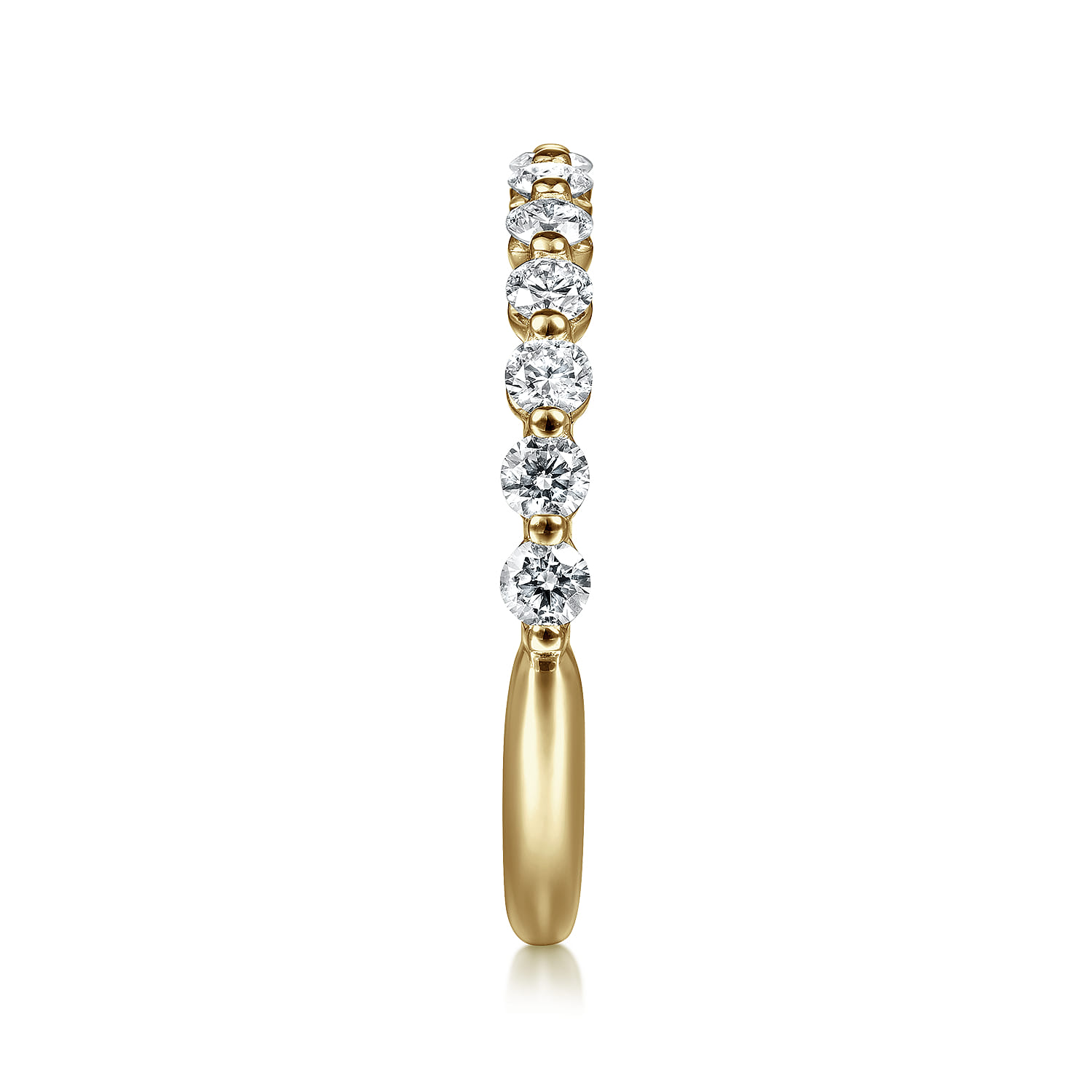 14K Yellow Gold Diamond Ladies Ring - 0.52 ct - Shot 4