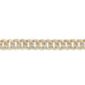 14K Yellow Gold Diamond Link Tennis Bracelet - 3.34 ct