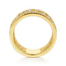 14K Yellow Gold Diamond Marquise Easy Stackable Ring - 0.65 ct